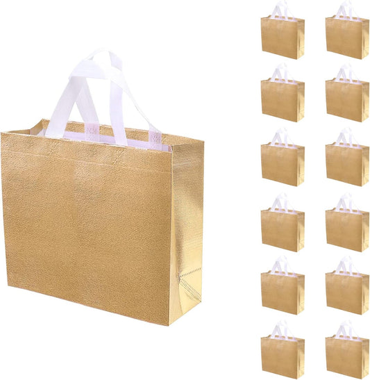 GOLD GIFT BAG 12.8”X4.8” X11”