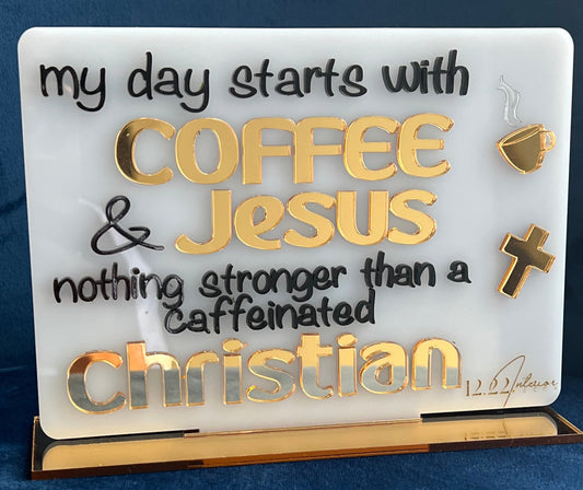 Acrylic Coffee Bar Sign