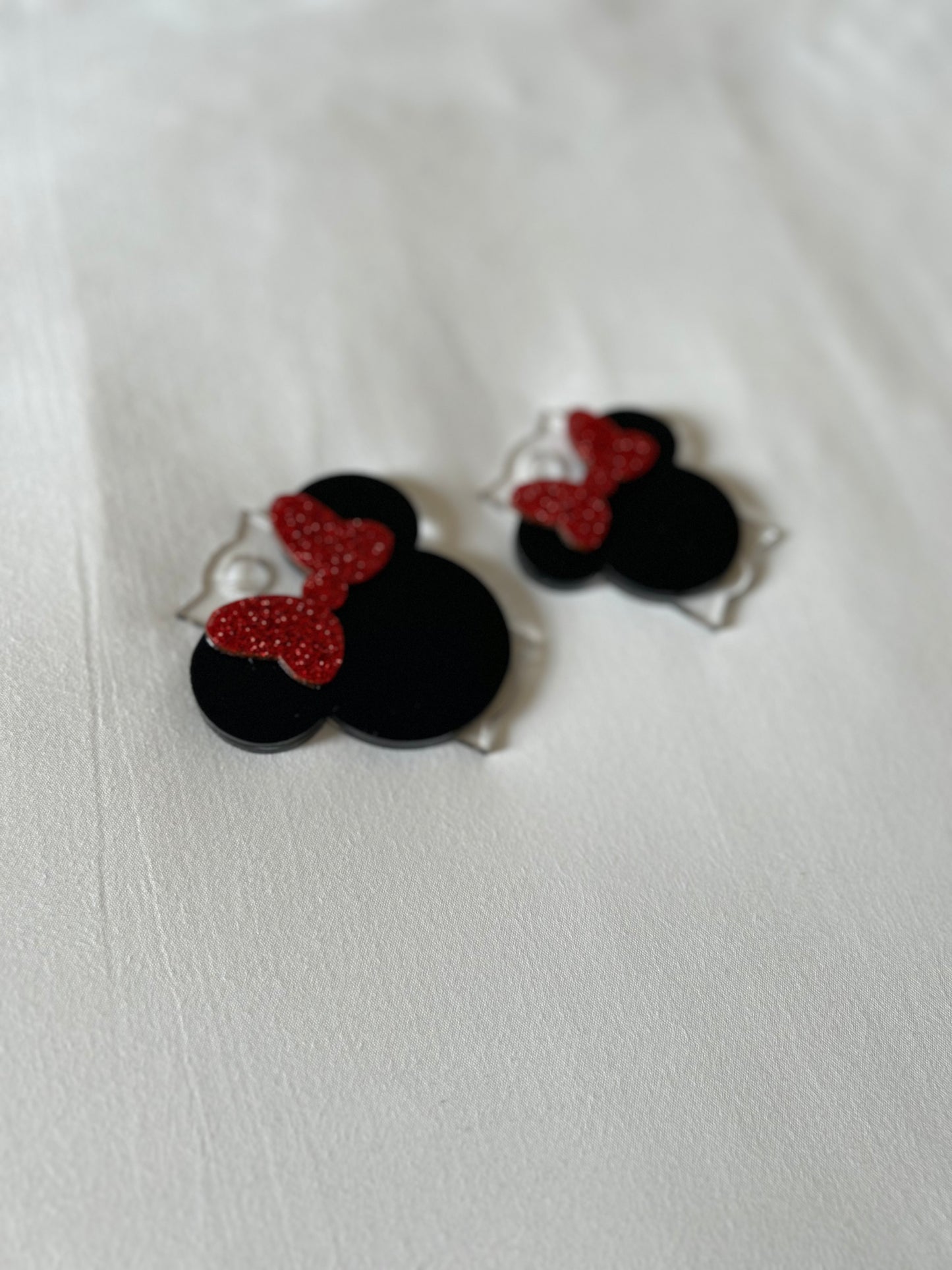 Minnie Mouse Inspired bow Lid Topper