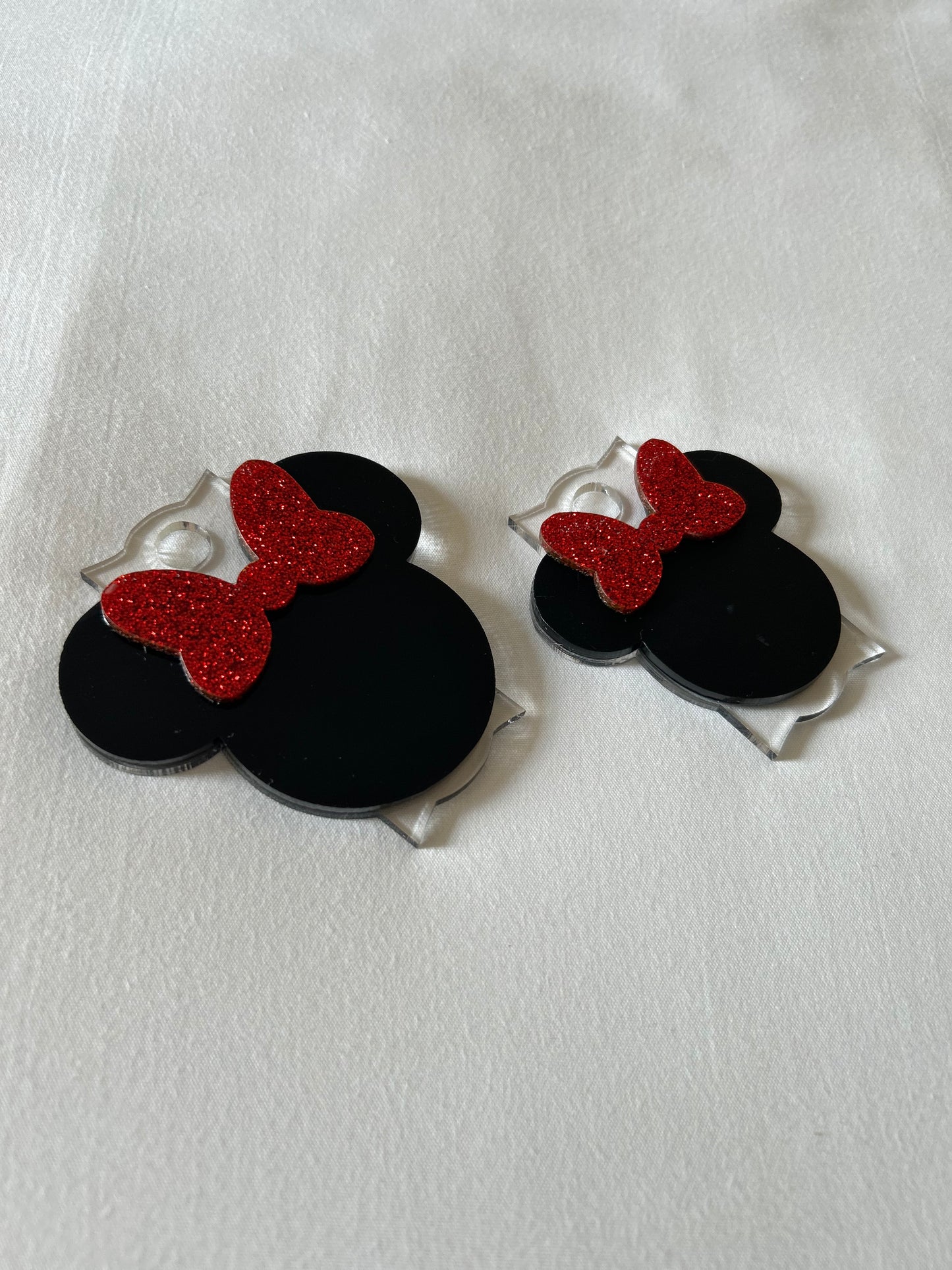 Minnie Mouse Inspired bow Lid Topper