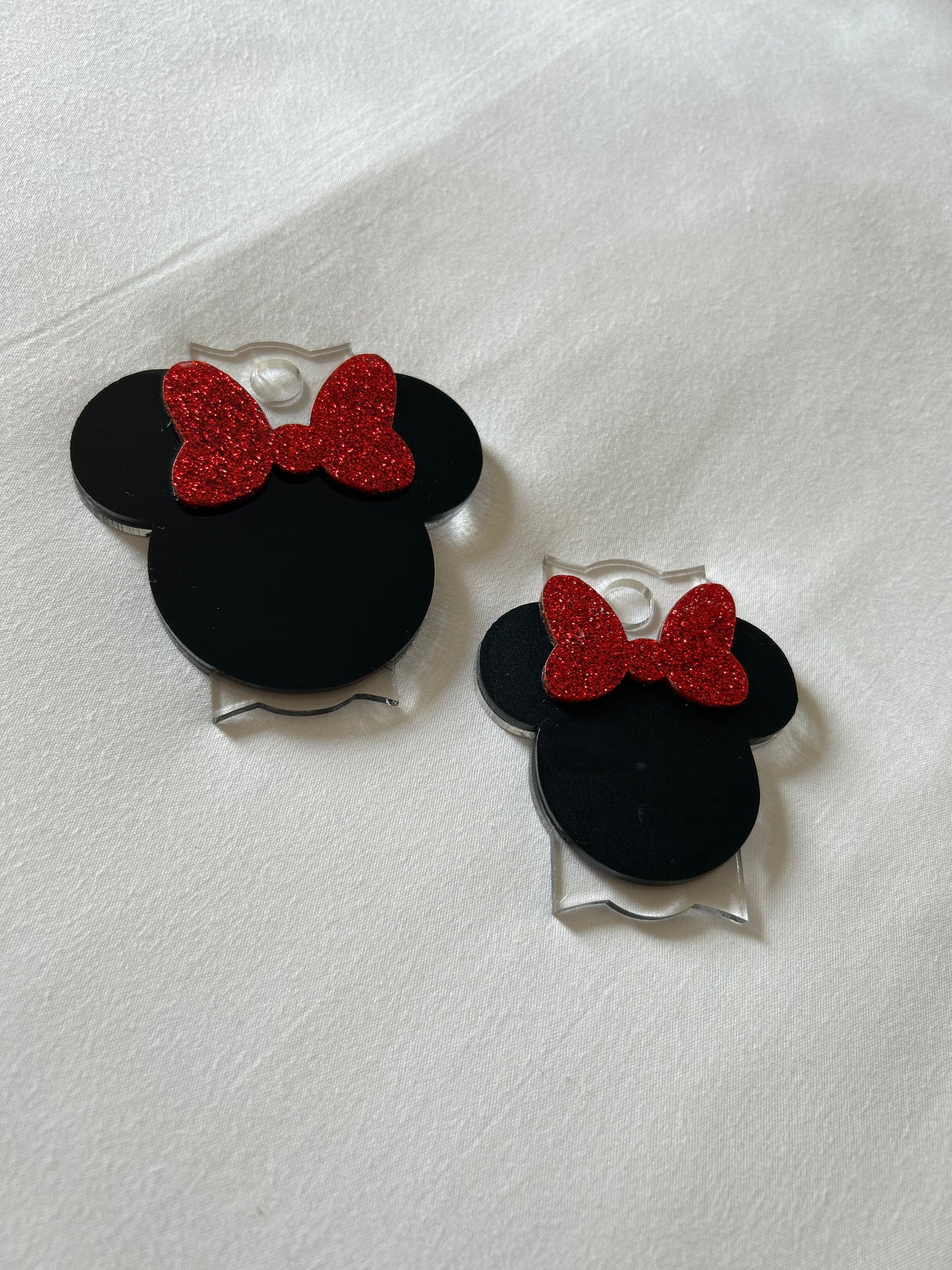 Minnie Mouse Inspired bow Lid Topper